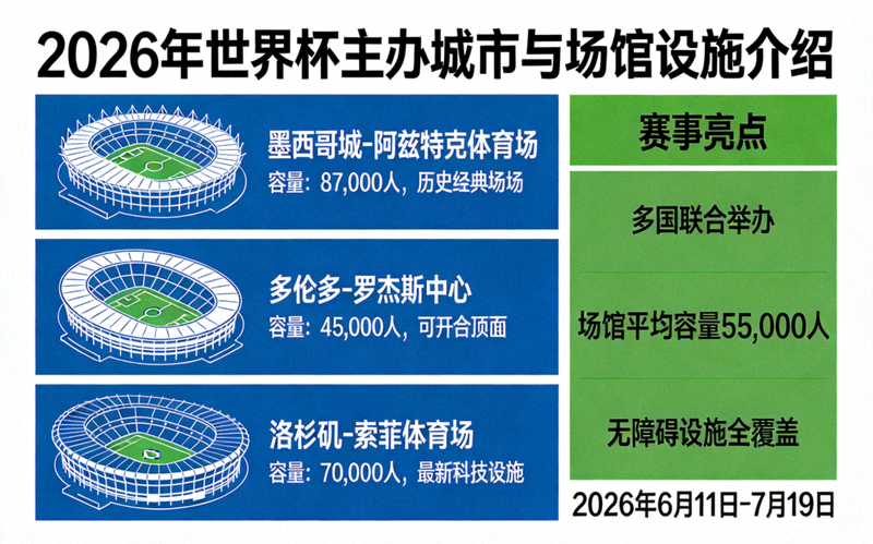 2026年世界杯主办城市与场馆设施介绍
